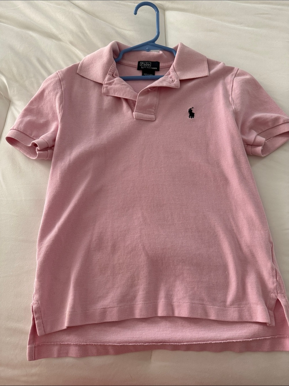 Ralph Lauren Pink Polo Shirt with Embroidered Pony